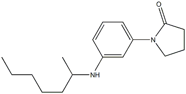 1-[3-(heptan-2-ylamino)phenyl]pyrrolidin-2-one