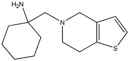 1-{4H,5H,6H,7H-thieno[3,2-c]pyridin-5-ylmethyl}cyclohexan-1-amine Structure