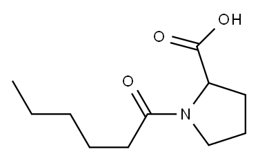 1-hexanoylpyrrolidine-2-carboxylic acid