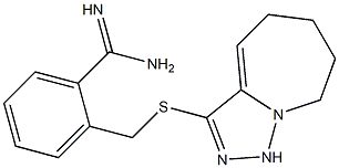 2-({5H,6H,7H,8H,9H-[1,2,4]triazolo[3,4-a]azepin-3-ylsulfanyl}methyl)benzene-1-carboximidamide