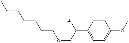 2-(heptyloxy)-1-(4-methoxyphenyl)ethan-1-amine Structure