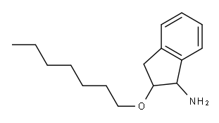 2-(heptyloxy)-2,3-dihydro-1H-inden-1-amine