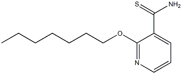 2-(heptyloxy)pyridine-3-carbothioamide Structure