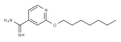 2-(heptyloxy)pyridine-4-carboximidamide
