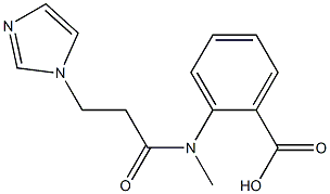 2-[[3-(1H-imidazol-1-yl)propanoyl](methyl)amino]benzoic acid|