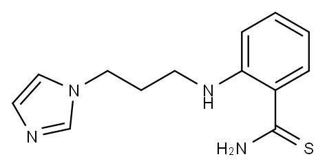 2-{[3-(1H-imidazol-1-yl)propyl]amino}benzene-1-carbothioamide|