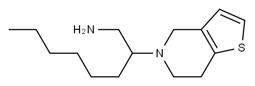 2-{4H,5H,6H,7H-thieno[3,2-c]pyridin-5-yl}octan-1-amine Structure