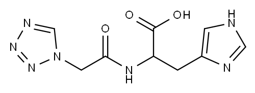 3-(1H-imidazol-4-yl)-2-[(1H-tetrazol-1-ylacetyl)amino]propanoic acid
