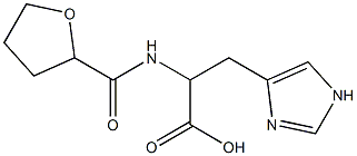 3-(1H-imidazol-4-yl)-2-[(tetrahydrofuran-2-ylcarbonyl)amino]propanoic acid|