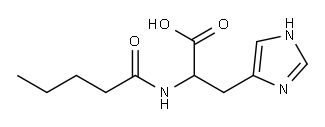 3-(1H-imidazol-4-yl)-2-pentanamidopropanoic acid