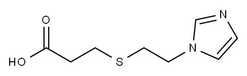3-{[2-(1H-imidazol-1-yl)ethyl]sulfanyl}propanoic acid