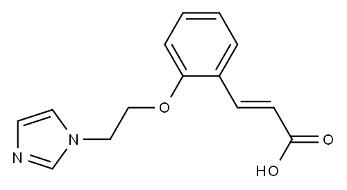 3-{2-[2-(1H-imidazol-1-yl)ethoxy]phenyl}prop-2-enoic acid