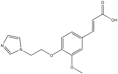 3-{4-[2-(1H-imidazol-1-yl)ethoxy]-3-methoxyphenyl}prop-2-enoic acid