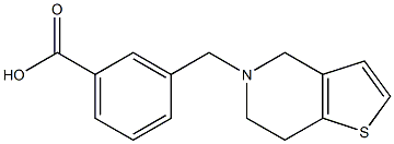 3-{4H,5H,6H,7H-thieno[3,2-c]pyridin-5-ylmethyl}benzoic acid