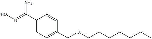 4-[(heptyloxy)methyl]-N'-hydroxybenzene-1-carboximidamide
