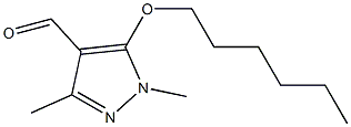 5-(hexyloxy)-1,3-dimethyl-1H-pyrazole-4-carbaldehyde|