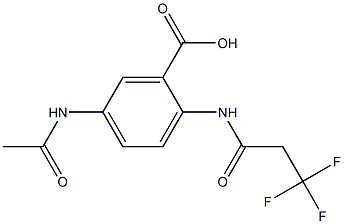 5-acetamido-2-(3,3,3-trifluoropropanamido)benzoic acid