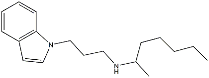 heptan-2-yl[3-(1H-indol-1-yl)propyl]amine