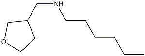 hexyl(oxolan-3-ylmethyl)amine Structure