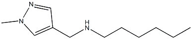 hexyl[(1-methyl-1H-pyrazol-4-yl)methyl]amine|hexyl[(1-methyl-1H-pyrazol-4-yl)methyl]amine