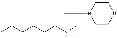 hexyl[2-methyl-2-(morpholin-4-yl)propyl]amine Structure