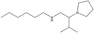 hexyl[3-methyl-2-(pyrrolidin-1-yl)butyl]amine