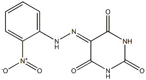 2,4,5,6(1H,3H)-pyrimidinetetrone 5-[N-(2-nitrophenyl)hydrazone]