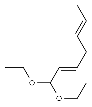 2,5-Heptadienal diethyl acetal Structure