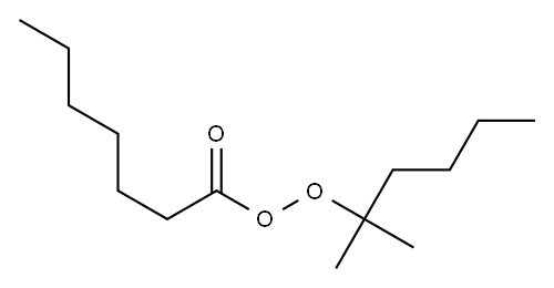 Heptaneperoxoic acid 1,1-dimethylpentyl ester Structure