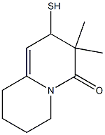 2,3,6,7,8,9-Hexahydro-3,3-dimethyl-2-mercapto-4H-quinolizin-4-one