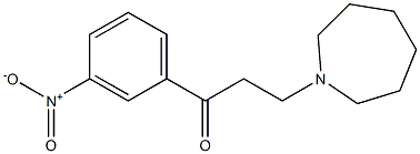 3-(Hexahydro-1H-azepin-1-yl)-1-(3-nitrophenyl)-1-propanone Structure