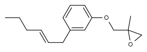 3-(2-Hexenyl)phenyl 2-methylglycidyl ether|