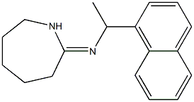 Hexahydro-2-[1-(1-naphtyl)ethylimino]-1H-azepine Structure
