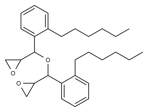 2-Hexylphenylglycidyl ether 结构式
