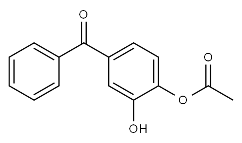 Acetic acid 2-hydroxy-4-benzoylphenyl ester