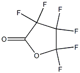 3,3,4,4,5,5-Hexafluorotetrahydrofuran-2-one Structure