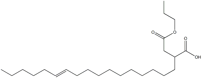 2-(11-Heptadecenyl)succinic acid 1-hydrogen 4-propyl ester Structure