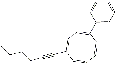 1-(1-Hexynyl)-4-phenylcycloocta-1,3,5,7-tetrene
