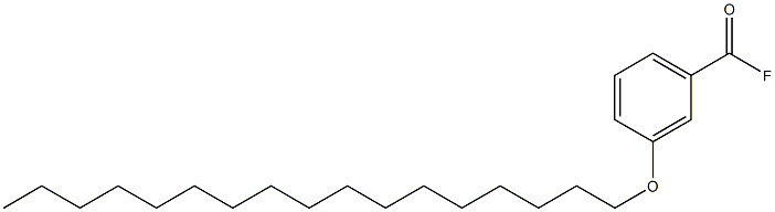 3-(Heptadecyloxy)benzoyl fluoride Structure