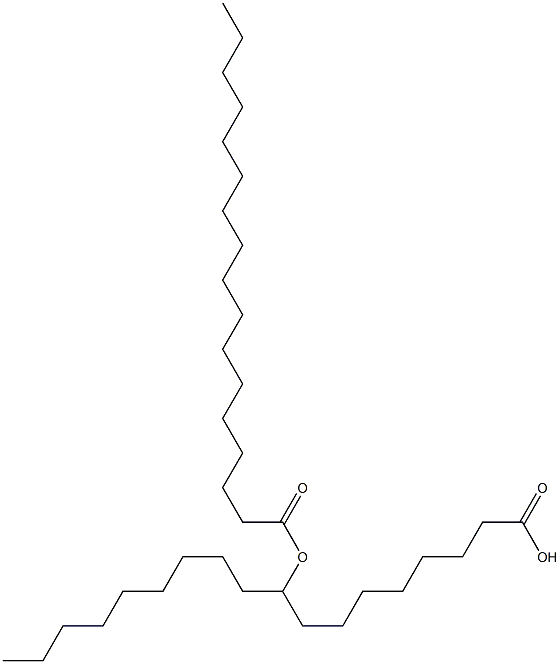 9-Heptadecanoyloxyoctadecanoic acid Structure
