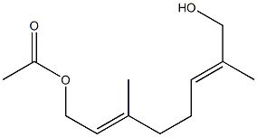 Acetic acid (2E)-8-hydroxy-3,7-dimethyl-2,6-octadienyl ester|