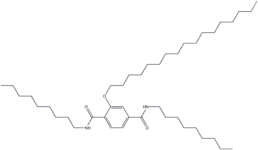 2-(Heptadecyloxy)-N,N'-dinonylterephthalamide Structure