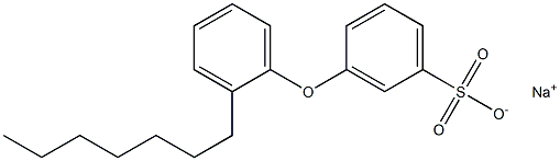 3-(2-Heptylphenoxy)benzenesulfonic acid sodium salt