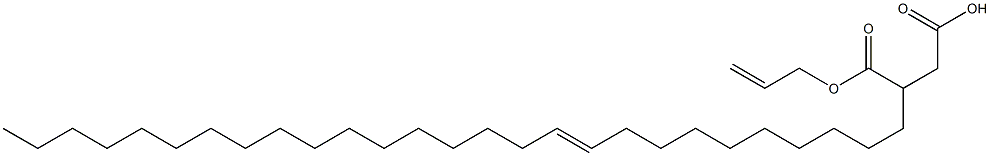 3-(10-Heptacosenyl)succinic acid 1-hydrogen 4-allyl ester Structure