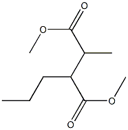 Hexane-2,3-dicarboxylic acid dimethyl ester Structure