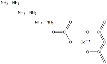 Hexamminecobalt(III) chlorate 结构式