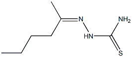 1-(Hexan-2-ylidene)thiosemicarbazide 结构式