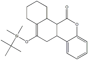 6a,7,10,10a-Tetrahydro-9-[[dimethyl(tert-butyl)silyl]oxy]-7,8-butano-6H-dibenzo[b,d]pyran-6-one Structure