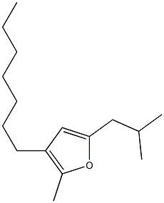 3-Heptyl-5-isobutyl-2-methylfuran