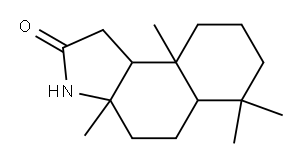 3a,6,6,9a-Tetramethyldodecahydro-1H-benz[e]indol-2-one|